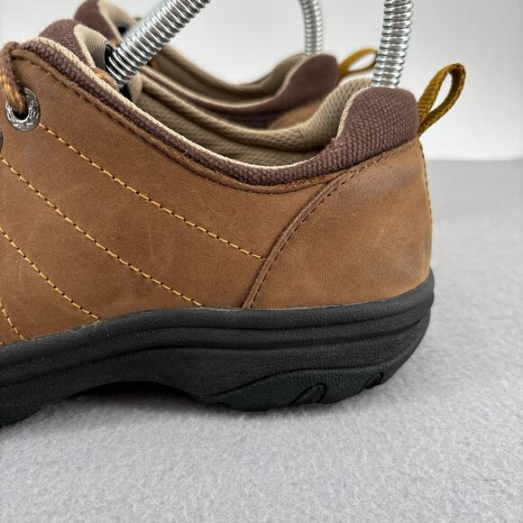 Keen Womens Shoes Size 8.5M Brown Canvas Hiking Sneaker Oxford Lace UP Fashion - Picture 6 of 15